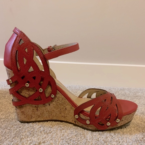 Adrienne Vittadini Clementine Wedge Sandals - Picture 2 of 7